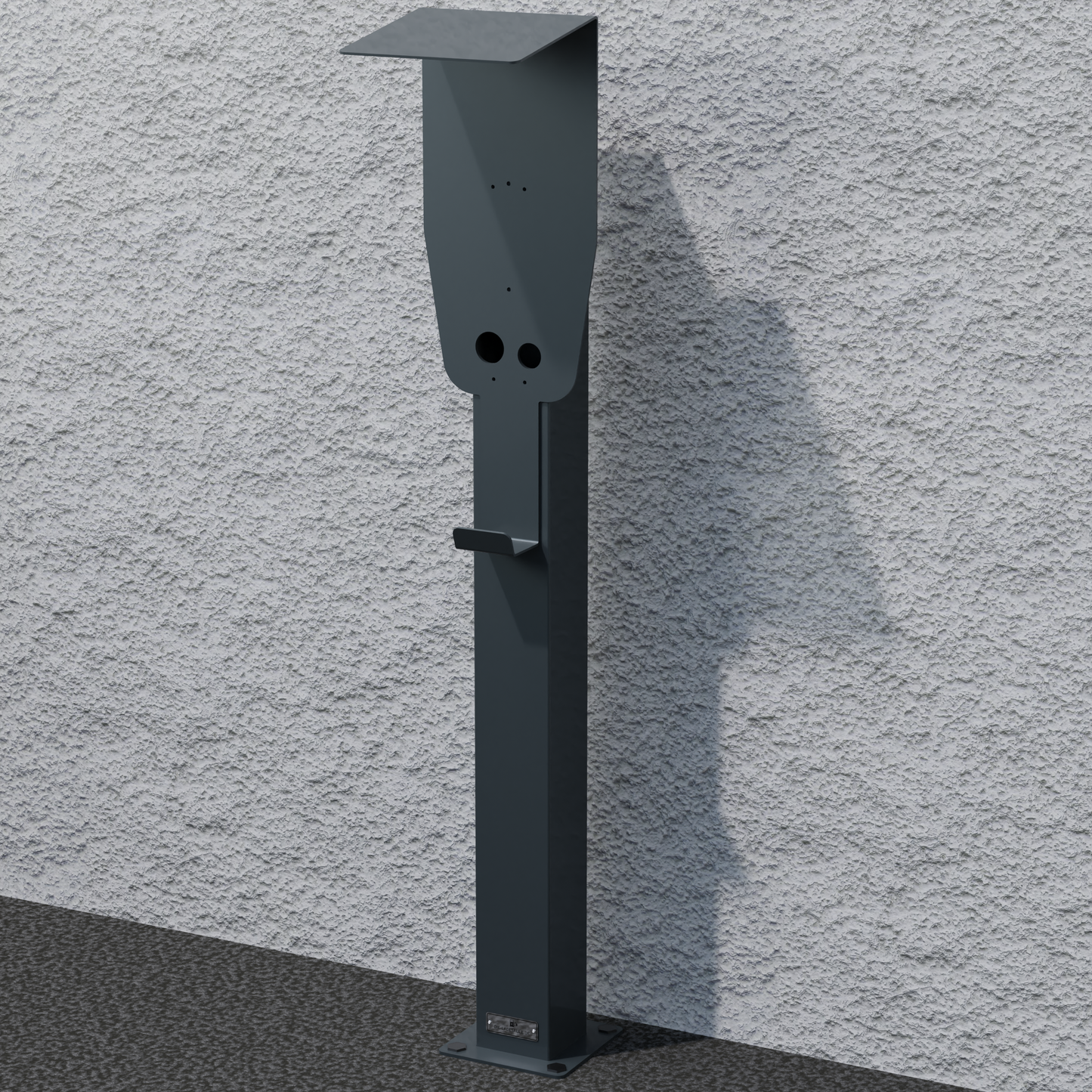 Laadpaal geschikt voor Delta Electronics AC Wallbox Max met dak | standaard | voetstuk