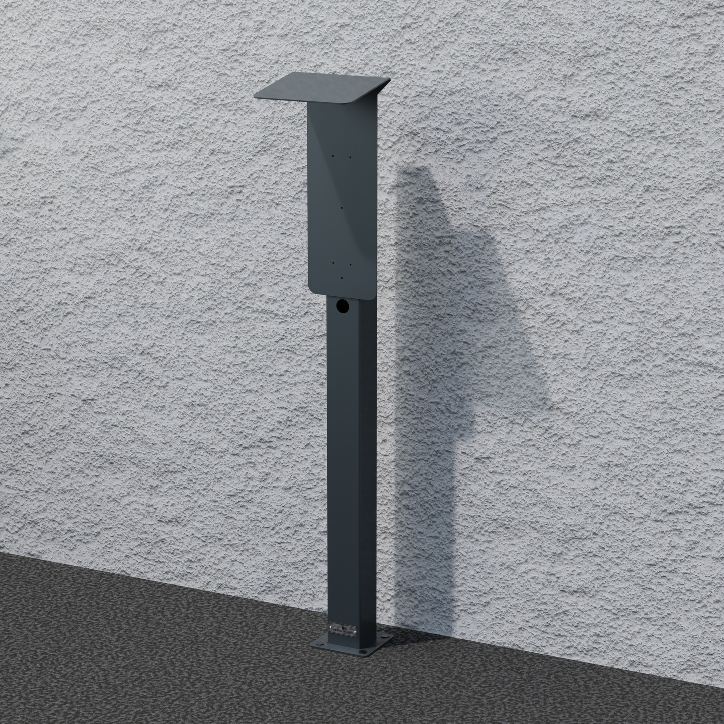 Ladesäule passend für Tesla Wallbox mit Dach | Ständer | Standfuß | Stele