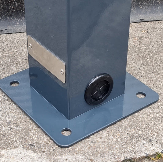 Dubbele laadpaal "DUO" speciaal voor ABL EMH1 Wallbox - Sokkel - Voet - Voet