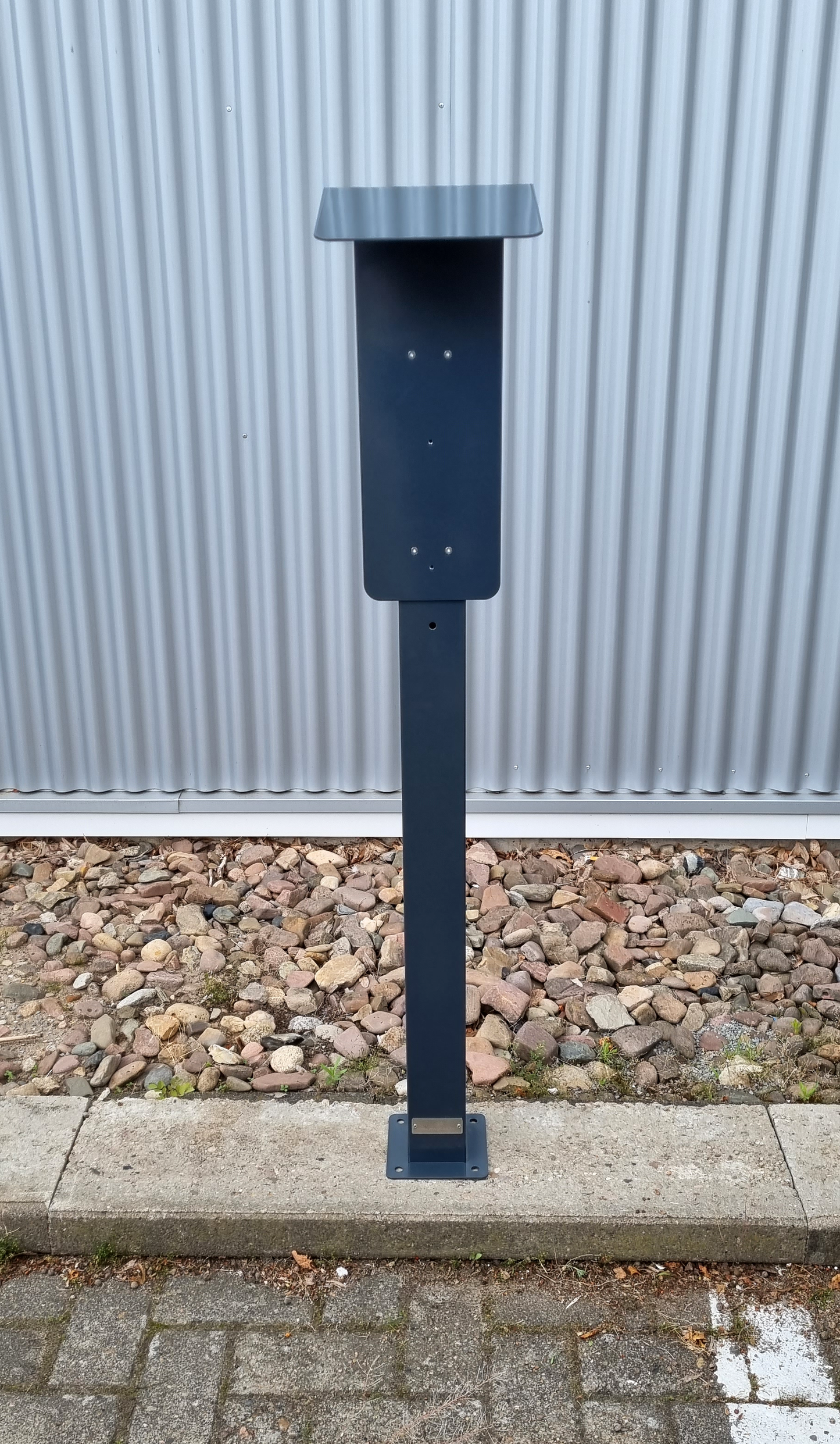 Ladesäule passend für Tesla Wallbox mit Dach | Ständer | Standfuß | Stele