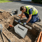 Geprefabriceerde fundering speciaal voor KEBA voetstuk KeBAContact P20 / P30, laadpaal (89735,90735)
