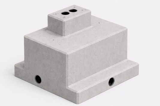 Fertigfundament passend für MENNEKES AMEDIO Ladesäulen - Betonfundament