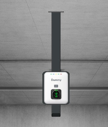 Hängende Ladesäule für Tiefgarage und Parkhaus  - Individuell konfiguriert