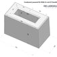 Fertigfundament speziell für KEBA Standfuß KeContact P20 / P30, Ladesäule (Keba 89735,90786)