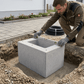 Geprefabriceerde fundering speciaal voor KEBA voetstuk dubbele driehoek KeContact P20 / P30 V3 ( Artikel: 99839)