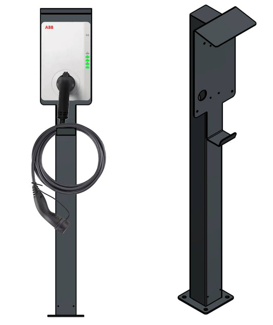 Oplaadpaal geschikt voor Sonnen Oplader Wallbox met Dak | Voet | Voetstuk | Voetstuk