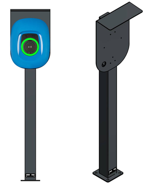 Laadpaal geschikt voor Huawei FusionCharge en SmartCharger Wallbox met dak | standaard | voetstuk | basis