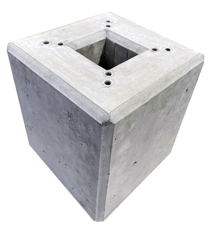 Geprefabriceerde betonnen fundering voor "DIE-LADESÄULE.DE" oplaadpaal, -standaard of -zuil